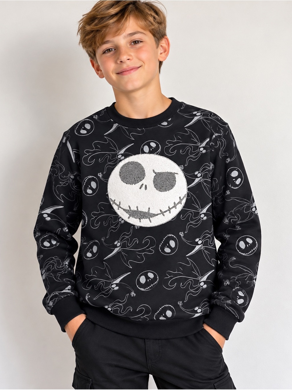 Disney Jack Skellington Nightmare Before Christmas Sweatshirt – Kids XL 14
